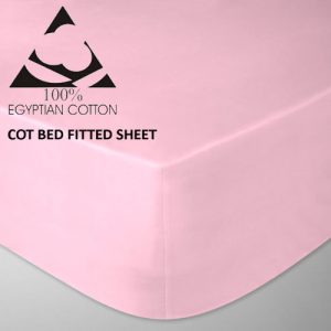 linenstar T200-cot-Fitted-Pink
