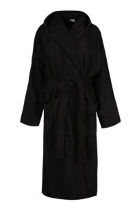 Linenstar bathrobe-black