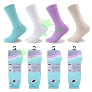 linenstar socks ladies-lycra-light-pastel