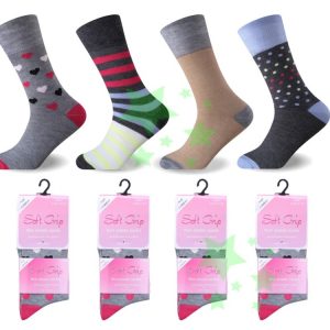 linenstar ladies-non-elastic-heart-dots