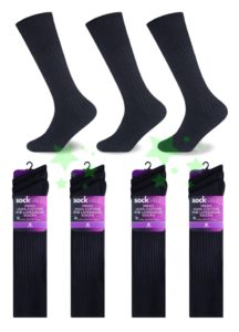 Linenstar longhose-black Socks