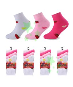 linenstar girls-thermal-heart-socks