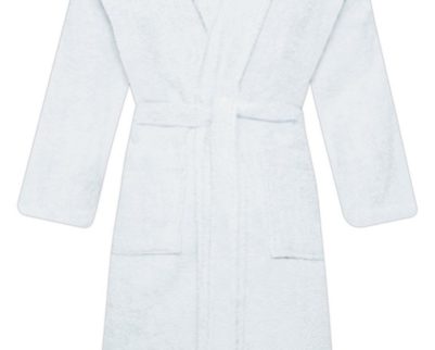 Linenstar bathrobe-shawl-white