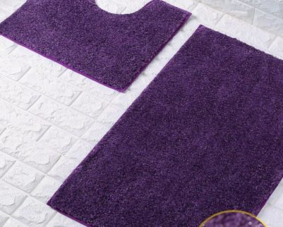 Linenstar Bathmat shiny-Purple