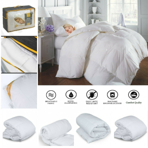 Hotel Collection Egyptian Feel Like Down 13.5 Tog Microfibre Duvet & 2 Pillows