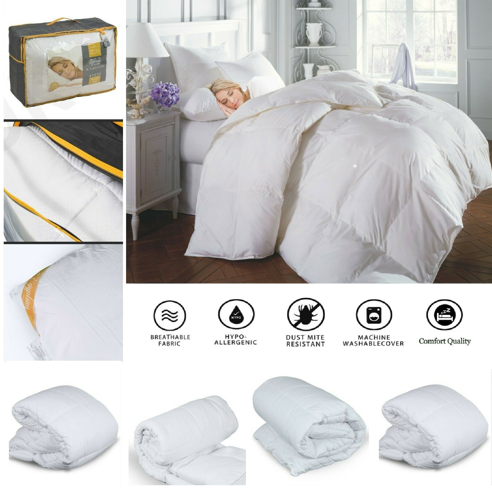 Hotel Collection Egyptian Feel Like Down 13 5 Tog Microfibre Duvet