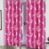 Unicorn Pink Glow In The Dark Blackout Curtains For Childrens Kids Bedroom - Image 2