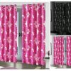 Unicorn Pink Glow In The Dark Blackout Curtains For Childrens Kids Bedroom