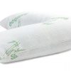 BAMBOO V SHAPED PILLOW Memory Foam Orthopaedic Pregnancy Nursing Extra Filled - Image 2