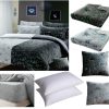 Kids Space Glow In Dark Teddy Fleece Christmas Grey Bedding Bundle Cosy Warm