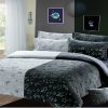 Kids Space Glow In Dark Teddy Fleece Christmas Grey Bedding Bundle Cosy Warm - Image 2