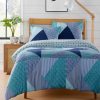 Jasper Geometric Reversible Duvet Cover Polyester Bedding Set - Image 2