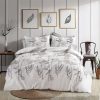Audra White Floral Duvet Quilt Cover Polycotton Bedding Set Pillowcase