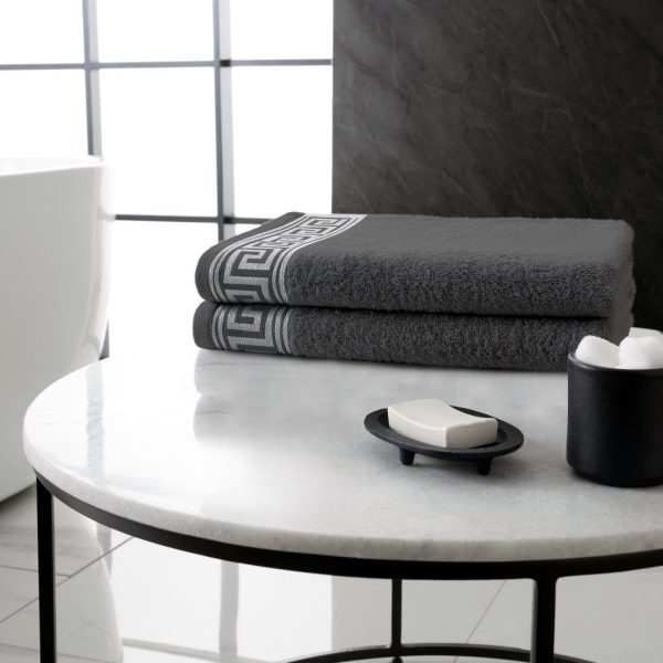 Greek Embroidered Towels Soft Absorbent 100% Cotton 500 GSM Bath Towel Jumbo Bath Sheet - Image 4