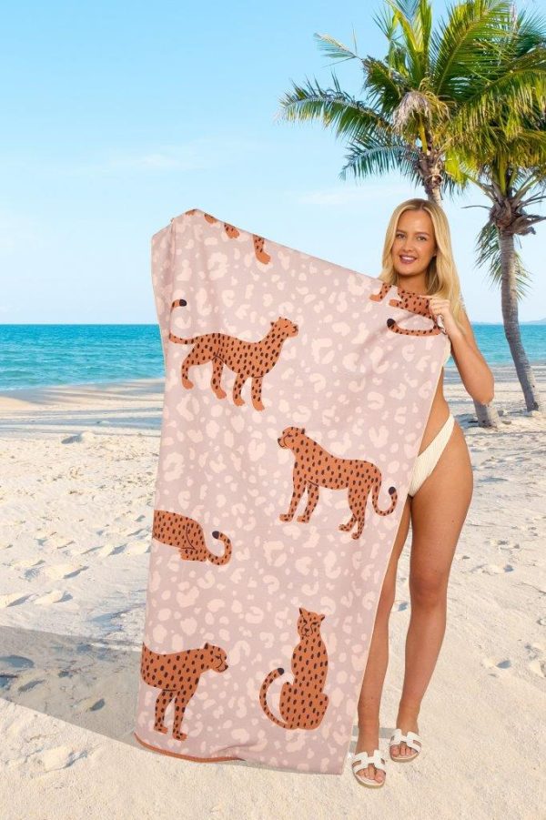 Sand Free Printed Beach Towel Quick Dry Sports Lightweight Jumbo Bath Towel 100 x 180cm - Image 25