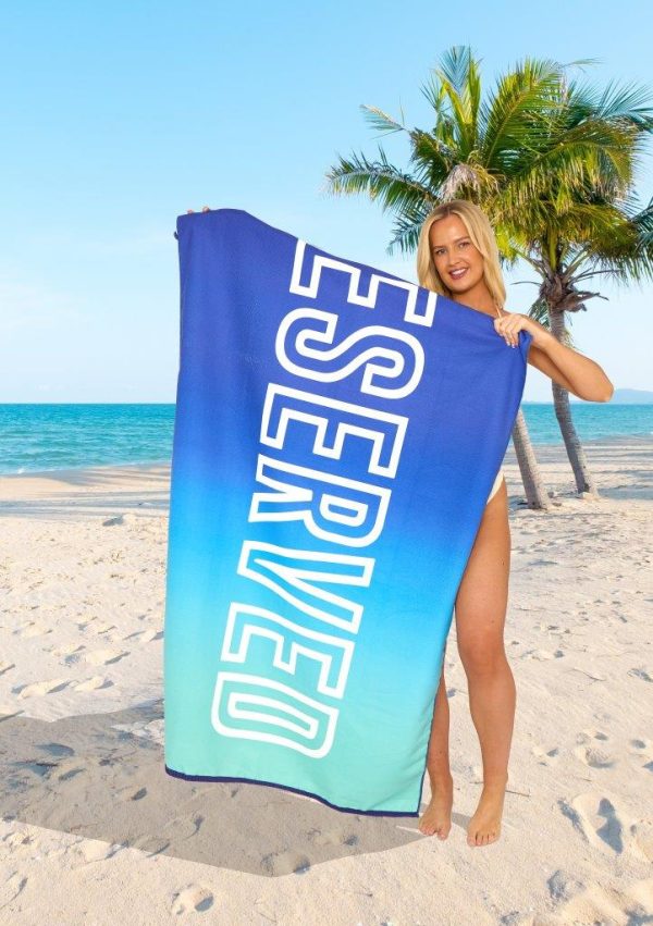 Sand Free Printed Beach Towel Quick Dry Sports Lightweight Jumbo Bath Towel 100 x 180cm - Image 24