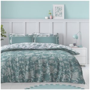 Georgiana Duvet Cover With Pillow Case Reversible Floral Bedding Set