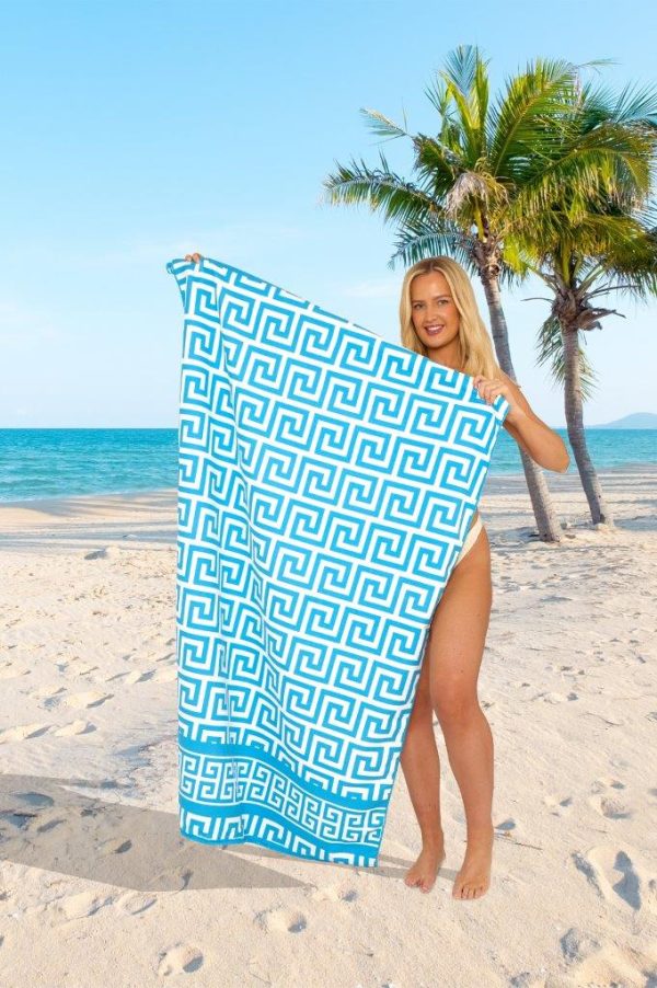 Sand Free Printed Beach Towel Quick Dry Sports Lightweight Jumbo Bath Towel 100 x 180cm - Image 18