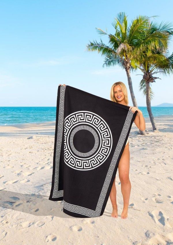 Sand Free Printed Beach Towel Quick Dry Sports Lightweight Jumbo Bath Towel 100 x 180cm - Image 11