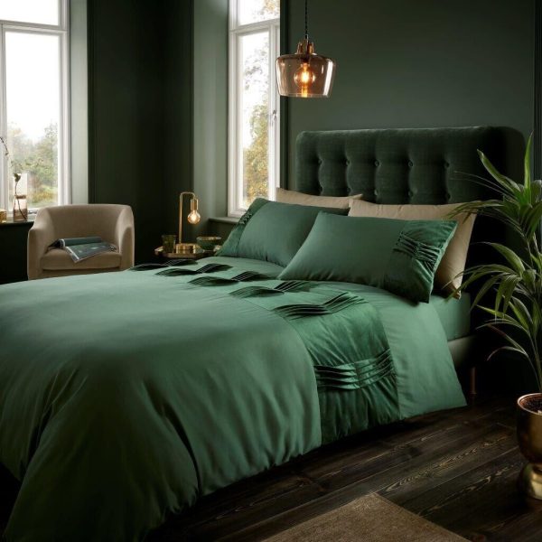 Revie Velvet Duvet Quilt Cover & Pillow Case Signature Bedding Set - Image 4