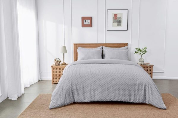 Spencer Duvet Cover Signature Microfibre Tufted Bedding Set - Image 4