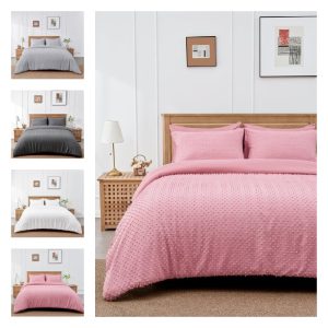Spencer Duvet Cover Signature Microfibre Tufted Bedding Set