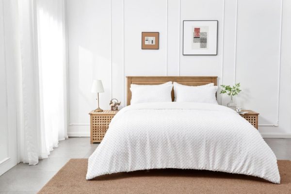 Spencer Duvet Cover Signature Microfibre Tufted Bedding Set - Image 3