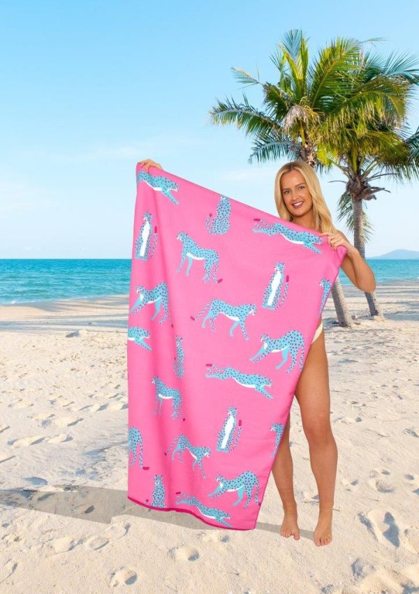 Sand Free Printed Beach Towel Quick Dry Sports Lightweight Jumbo Bath Towel 100 x 180cm - Image 9