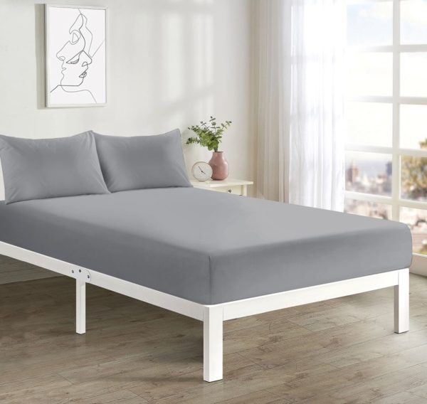 Soft Microfibre Extra Deep Fitted Sheet 40cm (16inch) Bottom Bed Sheets or Pillowcase - Image 7