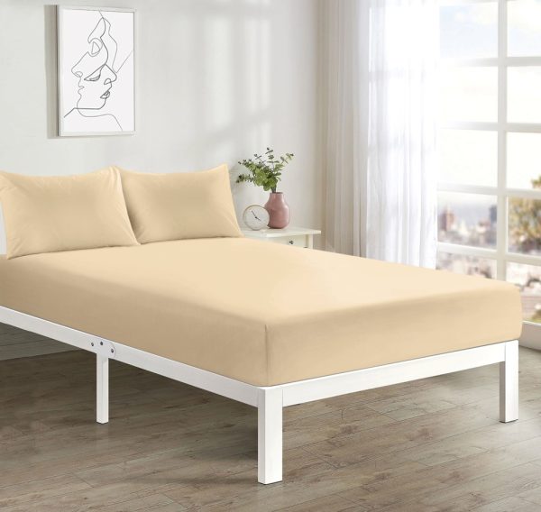 Soft Microfibre Extra Deep Fitted Sheet 40cm (16inch) Bottom Bed Sheets or Pillowcase - Image 6