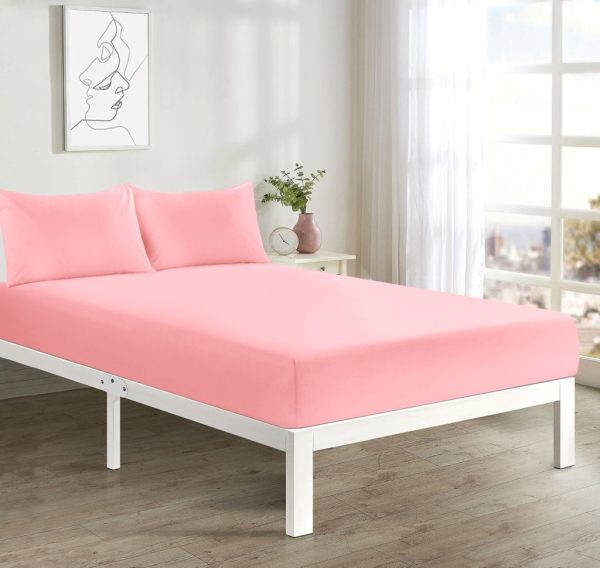 Soft Microfibre Extra Deep Fitted Sheet 40cm (16inch) Bottom Bed Sheets or Pillowcase - Image 5