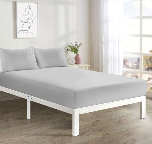 Soft Microfibre Extra Deep Fitted Sheet 40cm (16inch) Bottom Bed Sheets or Pillowcase - Image 4