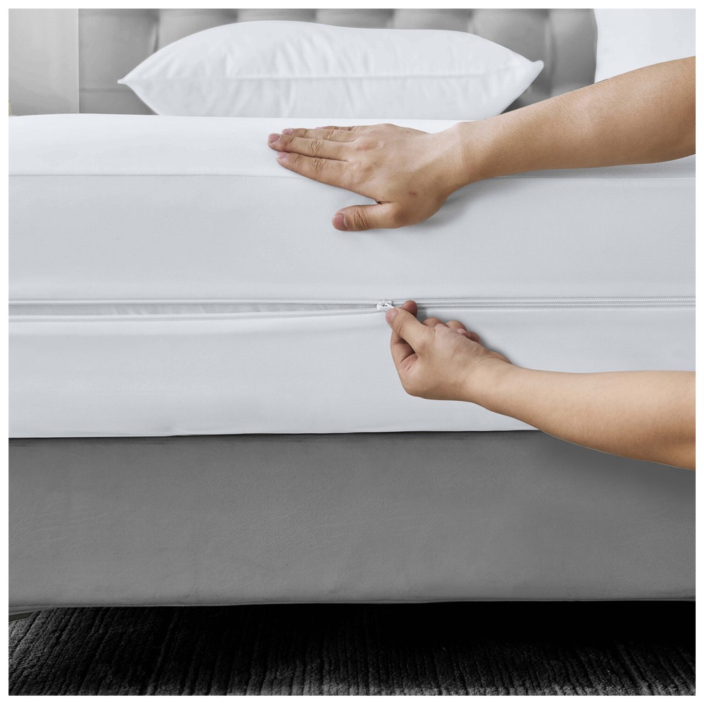 Waterproof Anti Allergy Mattress Encasement Anti Bed Bug Dust Mite Zipper Mattress Protector Cover - Image 3