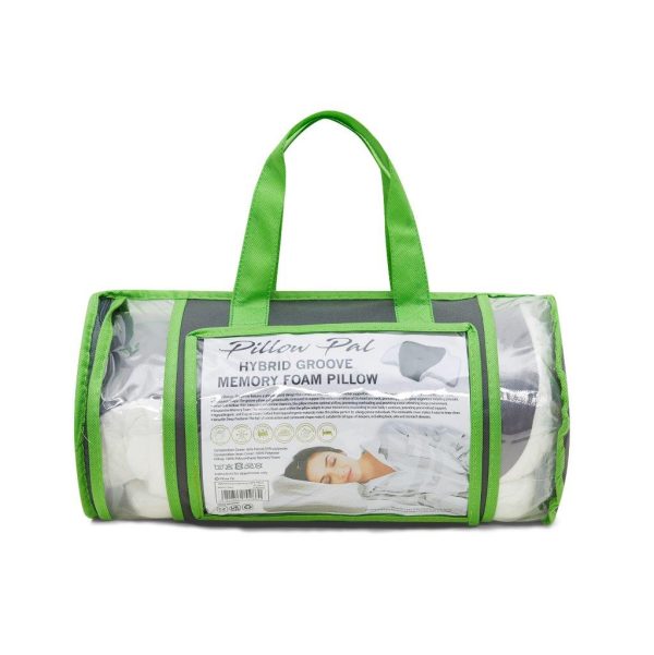 Hybrid Groove Memory Foam Pillow Orthopaedic Cervical Pillow For Neck & Shoulder Support - Image 2