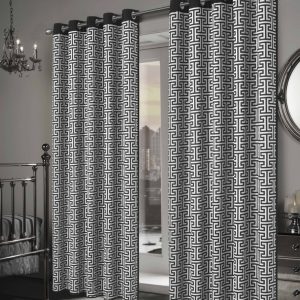 Milano Blackout Curtains Ring Top Thermal Pair of Light Reducing Eyelet 2 Panels Set