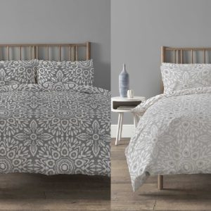 Alhambra Duvet Cover With Pillowcase Polycotton Floral Bedding Set
