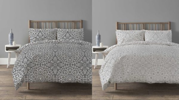 Alhambra Duvet Cover With Pillowcase Polycotton Floral Bedding Set