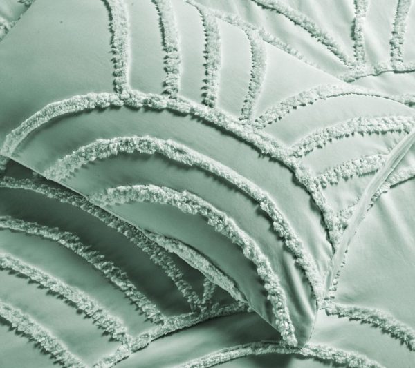 Zara Embossed Duvet Cover Set With Pillowcase Luxury Polyester Bedding Set - Image 3