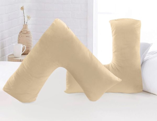 Soft Microfibre V Shaped Pillow or Pillow Cover Only Pregnancy Maternity Back Support - Image 6
