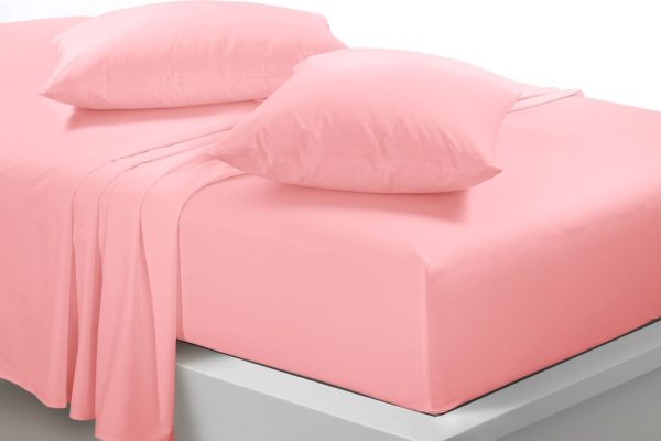 Soft Microfibre Flat Sheet Anti Wrinkle Fabric Breathable Easy Care Bed Linen - Image 4