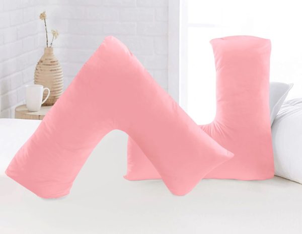 Soft Microfibre V Shaped Pillow or Pillow Cover Only Pregnancy Maternity Back Support - Image 4