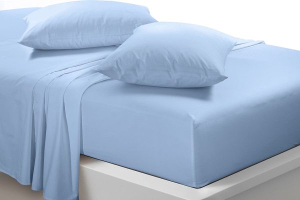 Soft Microfibre Flat Sheet Anti Wrinkle Fabric Breathable Easy Care Bed Linen - Image 3