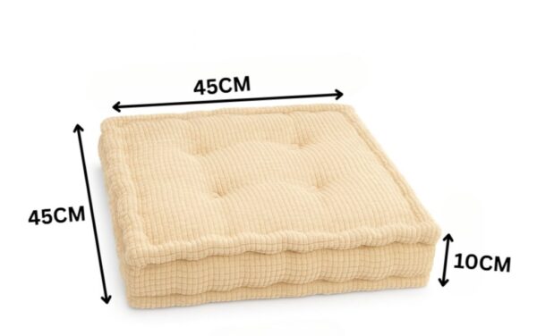 Fleece Booster Seat Pad 10cm Thick Armchair Booster Chunky Cushion Elderly Support Chair 45 x 45cm - Image 2