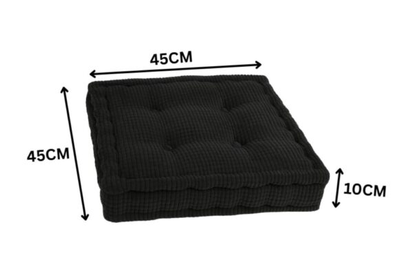 Fleece Booster Seat Pad 10cm Thick Armchair Booster Chunky Cushion Elderly Support Chair 45 x 45cm - Image 3