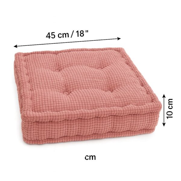 Fleece Booster Seat Pad 10cm Thick Armchair Booster Chunky Cushion Elderly Support Chair 45 x 45cm - Image 4