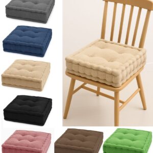 Fleece Booster Seat Pad 10cm Thick Armchair Booster Chunky Cushion Elderly Support Chair 45 x 45cm