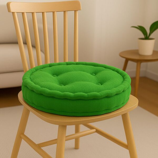45cm Round Booster Seat Pad Fleece 10cm Thick Armchair Cushion Elderly Support Chair - Image 4