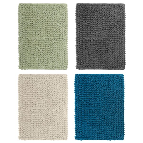 Jumbo Loop Bath Mat Non Slip Extra Deep Pile Water Absorbent Mats
