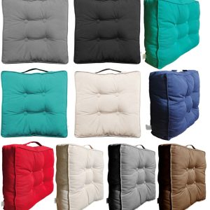 10cm Thick Armchair Booster Cushion Seat Pad Tufted Riser Support Elderly Chair 45 x 45cm