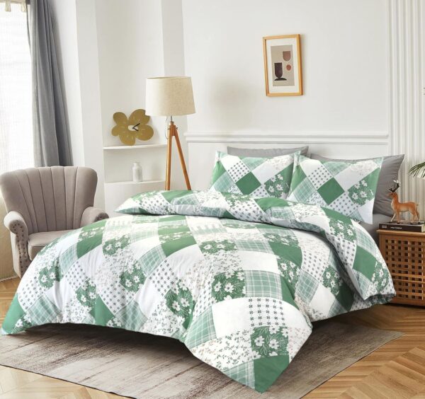 Eloise Printed Duvet Cover With Pillowcase Polycotton Floral Bedding Set - Image 3